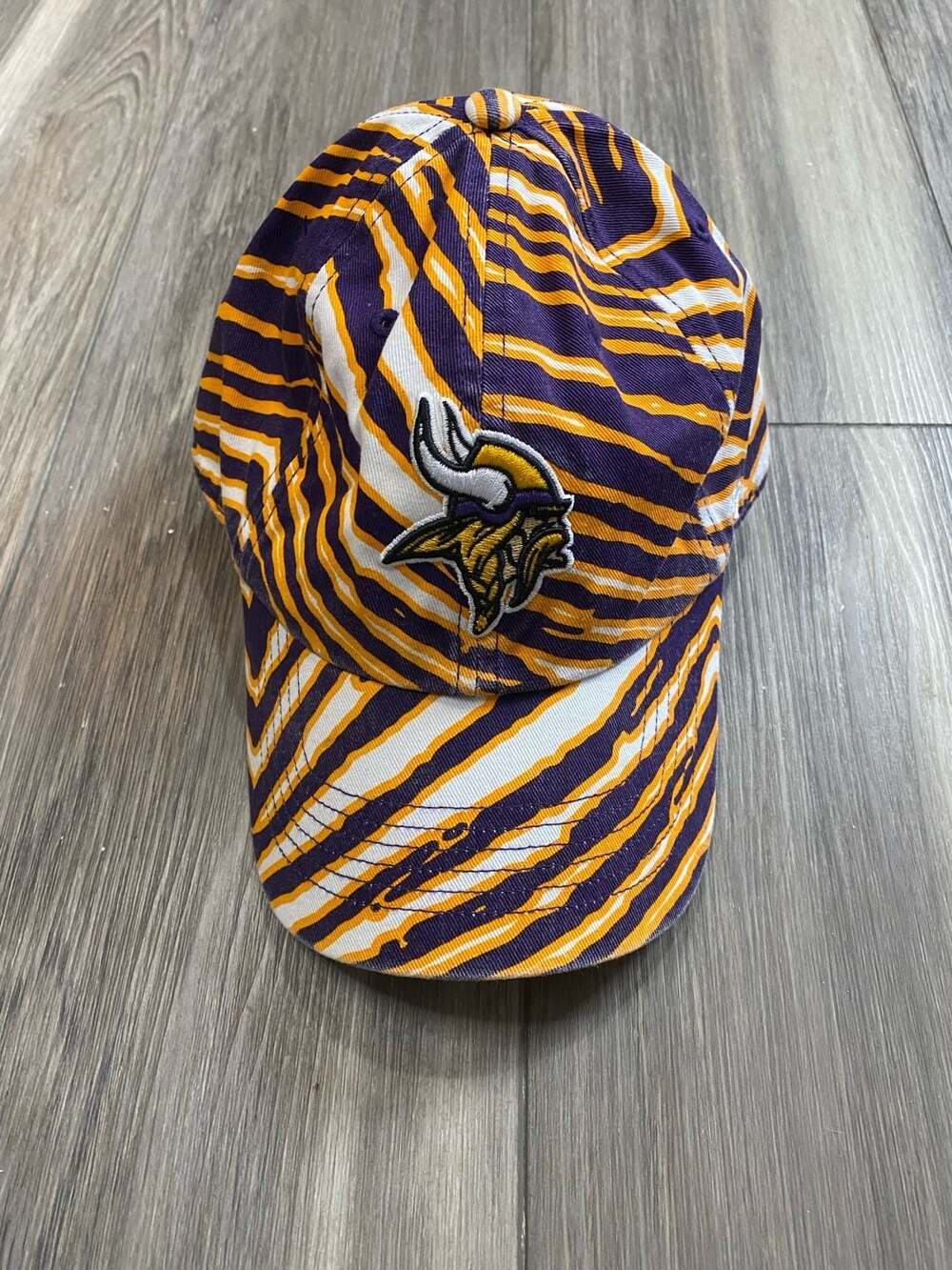47 Brand x Zubaz Minnesota Vikings Tiger Stripe Clean Up Adjustable Hat